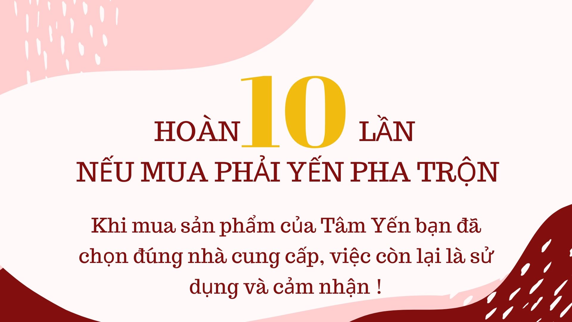 hoàn tiền nếu yến giả